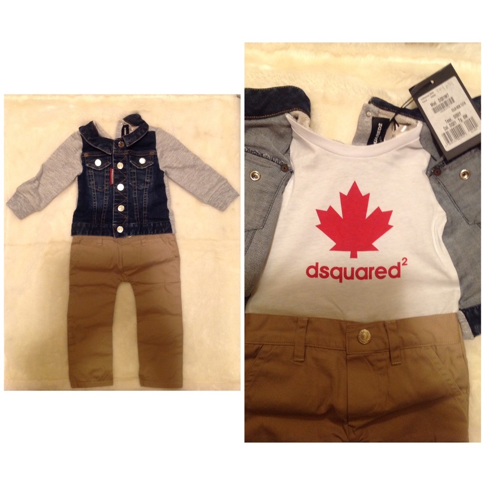💯 Authentic Dsquared Baby Onesie